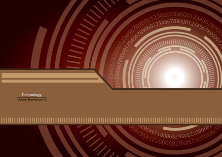 Abstract technology template for background.のイラスト素材