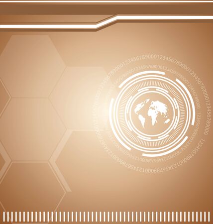 Abstract technology template for background.のイラスト素材
