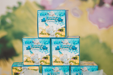 Birthday Boxesの写真素材