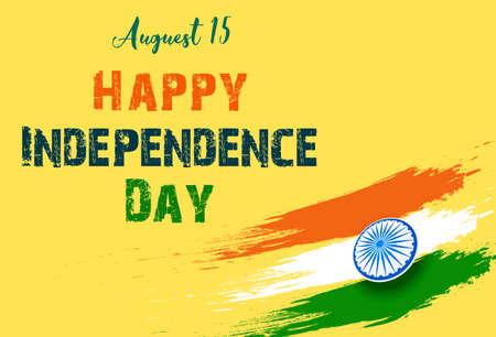 vector indian flag design, independence day