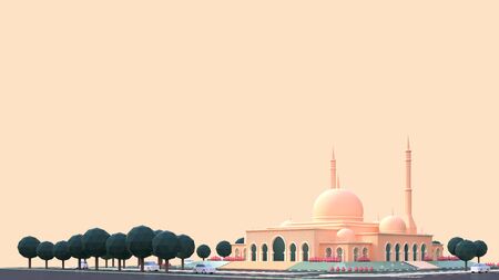 3D Rendering Mosqueの写真素材