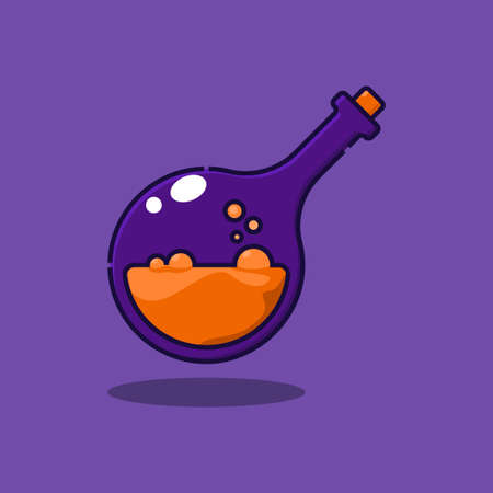 Vector illustration of potion. Suitable for Halloween.のイラスト素材