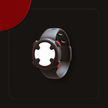 Black Friday Social Media Feed Template WIth Wristwatch 3D Rendering Illustration