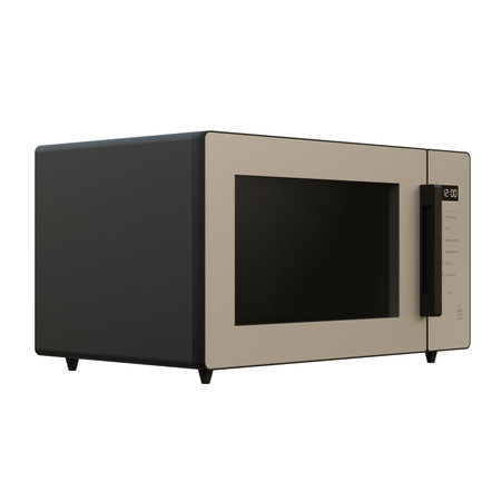 Microwave Side View 3D Render Illustrationの写真素材