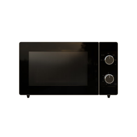 Microwave Front View 3D Render Illustrationの写真素材