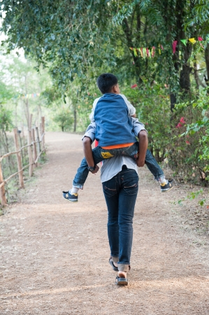 Happy child boyのeditorial素材