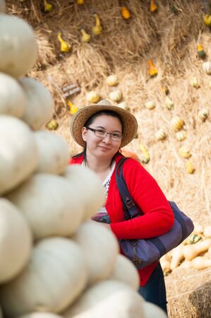 Cool sexy girl with beautiful hat lookingのeditorial素材