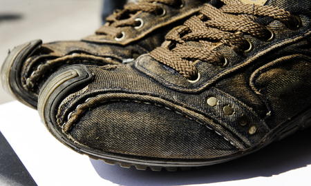 Canvas shoesの写真素材