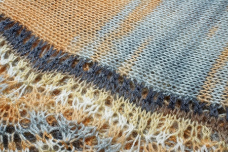 Structure of a woolen scarf                    