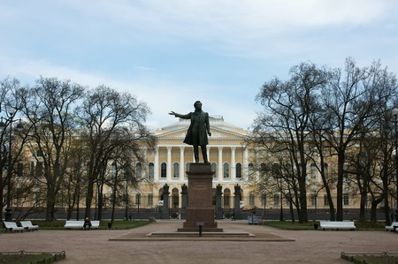 Monument to Pushkin in St.-Petersburg