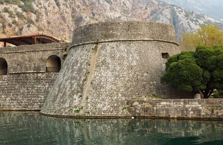Fortress in the Old city, Kotor, Montenegro                              の写真素材