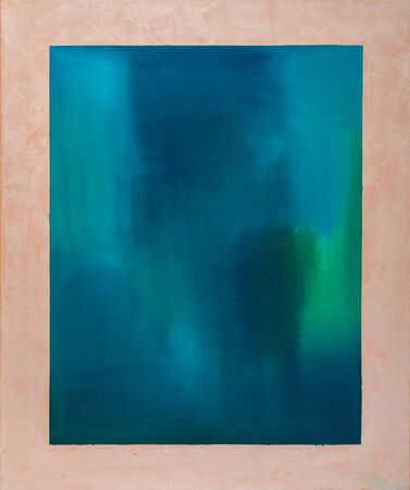 Brushstrokes Oil painting On Canvas with textureの写真素材