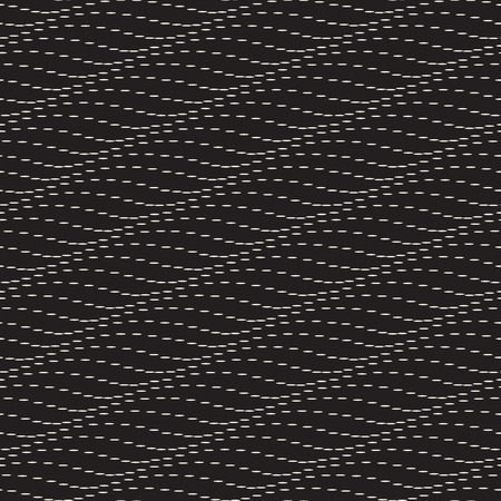 Vector Seamless Black and White Subtle Dotted Lines Wave Pattern Abstract Backgroundのイラスト素材
