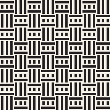 Abstract Geometric Pattern With Stripes Lattice. Seamless Vector Backgroundのイラスト素材