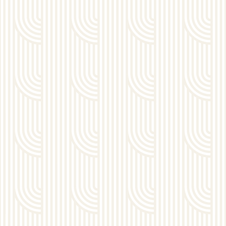 Seamless monochrome geometric pattern. Abstract stripy geometric background. Stylish vector rounded lines printのイラスト素材
