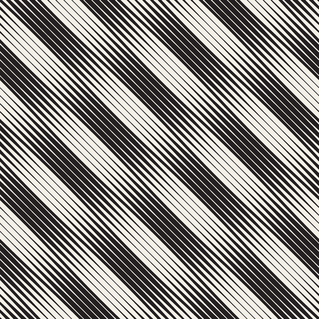 Wavy stripes vector seamless pattern. Retro abstract wavy texture. Geometric lines monochrome...