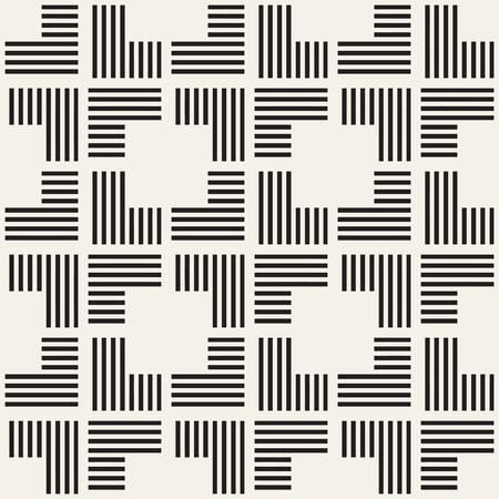 Seamless pattern with stripes. Vector abstract background. Stylish geometric lattice structure.のイラスト素材