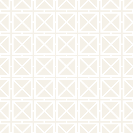 Subtle Seamless Pattern With Squares. Vector Abstract Background. Stylish Geometric Linear Structureの写真素材