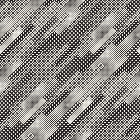 Endless Abstract Background With Random Size Squares. Vector Seamless Pattern.のイラスト素材