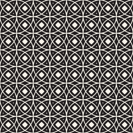 Vector Seamless Line Grid Pattern. Abstract Geometric Background Design. Stylish Lattice Textureのイラスト素材