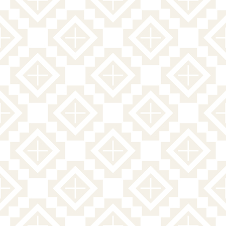 Seamless tracery pattern. Repeated stylized lattice. Symmetric geometric abstract wallpaper. Trellis ethnic motif. Vector illustrationのイラスト素材
