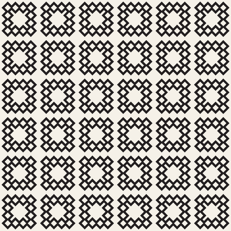 Seamless tracery pattern. Repeated stylized lattice. Symmetric geometric abstract wallpaper. Trellis ethnic motif. Vector illustrationのイラスト素材