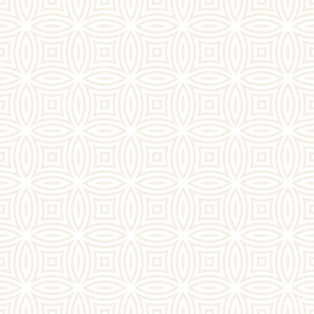 Vector Seamless Subtle Geometric Rounded Lines Pattern. Abstract Geometric Background Designのイラスト素材
