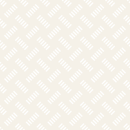 Crosshatch vector seamless geometric pattern. Crossed graphic rectangles background. Checkered motif. Seamless subtle texture of crosshatched bold lines. Trellis simple fabric print.のイラスト素材