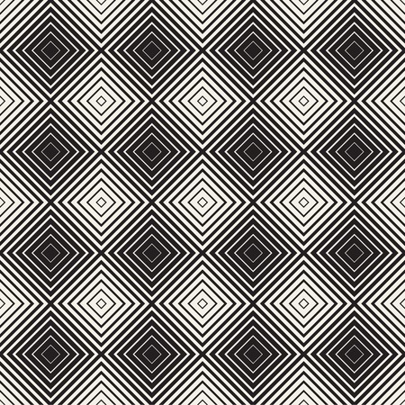 Seamless pattern with lines lattice. Vector abstract geometric background. Stylish cell structureのイラスト素材