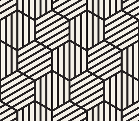 Vector seamless pattern. Modern stylish abstract texture. Repeating geometric tiles from striped elementsのイラスト素材