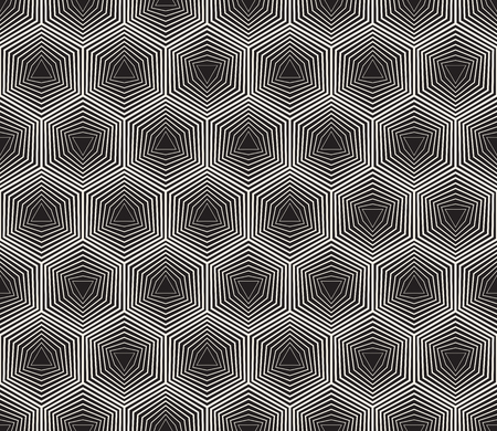 Vector seamless pattern. Modern stylish abstract texture. Repeating geometric tiles from striped elements
のイラスト素材