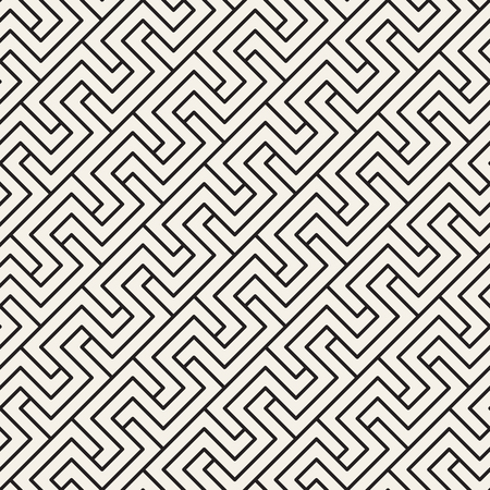 Vector seamless lattice pattern. Modern stylish texture with monochrome trellis. Repeating geometric grid. Simple graphic design background.のイラスト素材