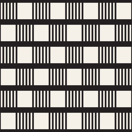 Vector seamless zigzag line pattern. Abstract stylish geometric background. Repeating lattice background.のイラスト素材