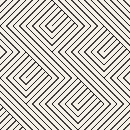 A Vector seamless pattern. Modern stylish abstract texture. Repeating geometric tilesのイラスト素材