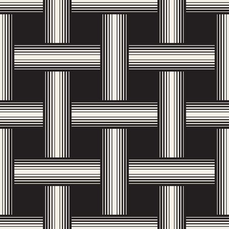 A Vector seamless pattern. Modern stylish abstract texture. Repeating geometric tilesのイラスト素材