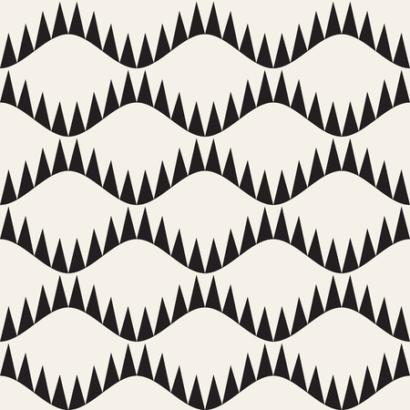 Vector seamless pattern. Modern stylish abstract texture. Repeating geometric tilesのイラスト素材