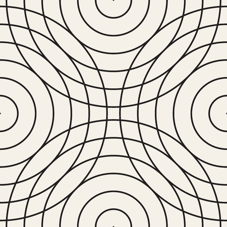 Vector seamless pattern. Modern stylish abstract texture. Repeating geometric tiles from striped elementsのイラスト素材