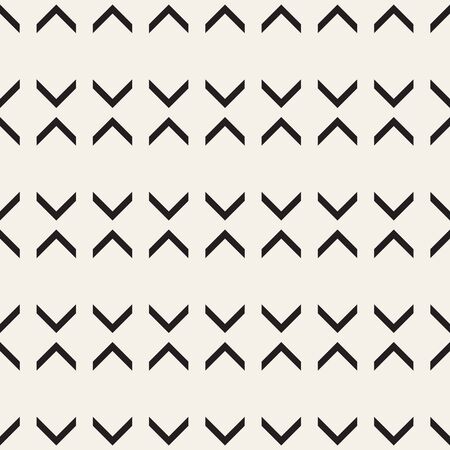 Monochrome seamless geometric design patternのイラスト素材