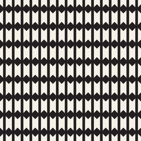 Black and white seamless surface geometric design pattern