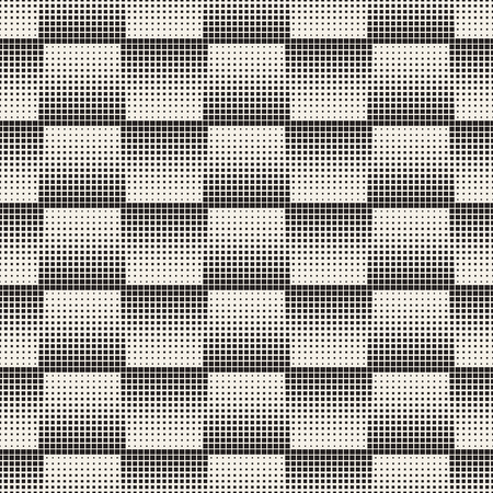 Repeating geometric tiles from striped elementsのイラスト素材