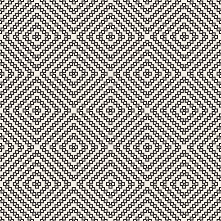 Repeating tiles and symmetric shapes pattern