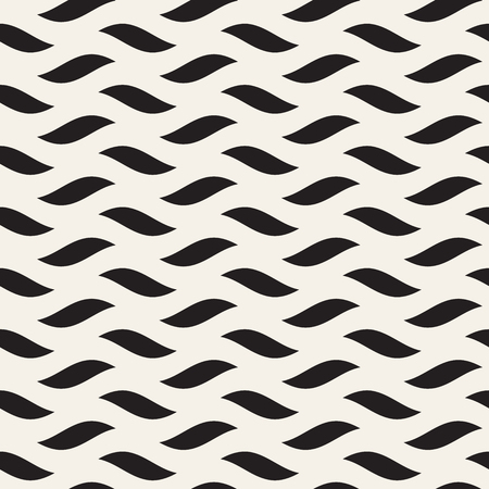 Vector Seamless Black and White Hand Drawn Wavy Lines Simple Pattern
のイラスト素材