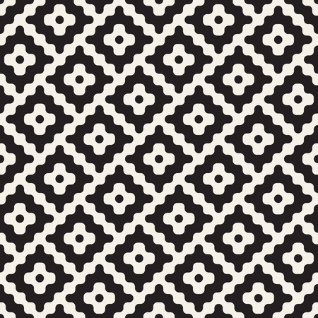Vector seamless geometric pattern. Simple abstract lines lattice. Repeating elements stylish background tilingのイラスト素材