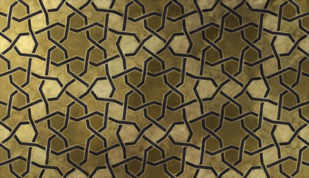Background design based on traditional oriental graphic motifs. Islamic decorative pattern with...