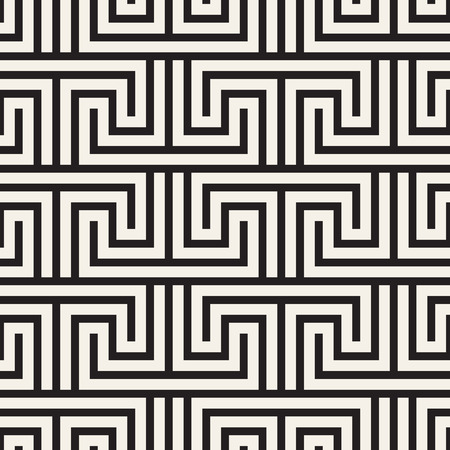 Vector seamless pattern. Modern stylish abstract texture. Repeating geometric tilesのイラスト素材
