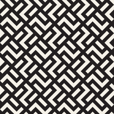 Vector seamless pattern. Modern stylish abstract texture. Repeating geometric tiles from striped elements
のイラスト素材