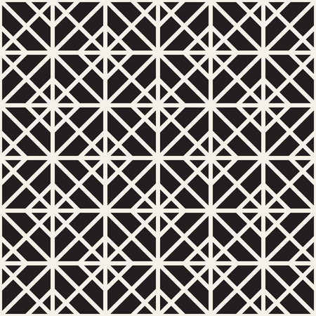 Vector seamless pattern. Modern stylish abstract texture. Repeating geometric rhombuses and crossing thin lines background.のイラスト素材