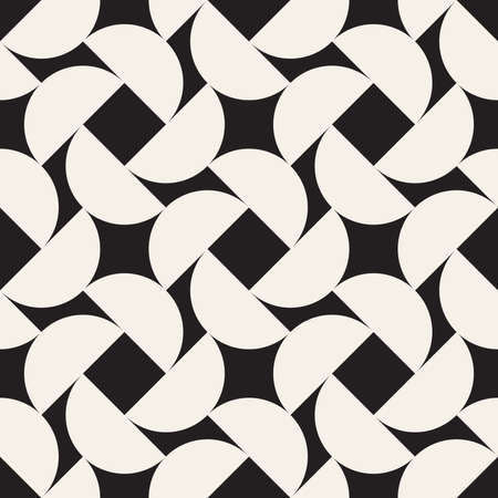 Vector seamless pattern. Modern stylish abstract texture. Repeating geometric tiles from striped elementsのイラスト素材