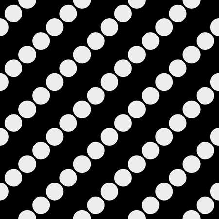 Vector seamless pattern with geometric shapes tiling. Repeating minimalistic texture. Abstract monochrome background design.のイラスト素材