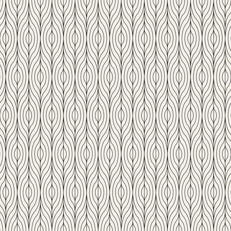 Vector seamless pattern. Repeating geometric abstract elements. Stylish monochrome background design.のイラスト素材